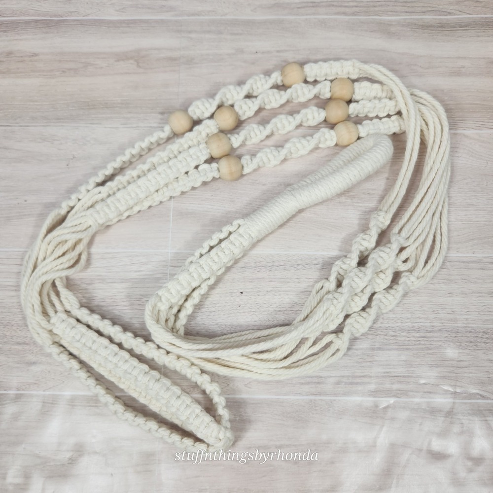 New ~ Macrame Plant Hanger‎ Flower Pot Hanging Baskets Plant Holder Home Decor